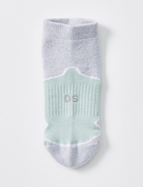 DS Socks Sport Coolmax Padded Welt Liner Sock, Mint product photo View 03 L