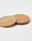 Amy Piper Grove Wood Coaster, Set of 4, Oak Veneer product photo View 02 S