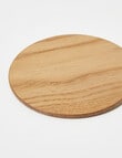 Amy Piper Grove Wood Coaster, Set of 4, Oak Veneer product photo View 03 S