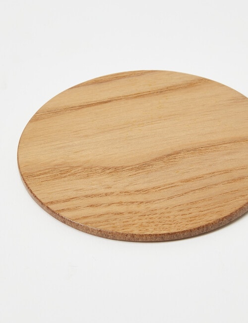 Amy Piper Grove Wood Coaster, Set of 4, Oak Veneer product photo View 03 L