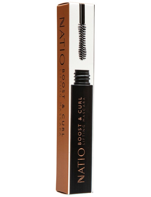 Natio Boost & Curl Lifting Mascara, Black, 8.5ml product photo View 03 L