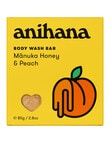anihana Body Wash Bar, Peach & Honey, 80g product photo View 03 S
