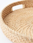 Amy Piper Rattan Tray, 38cm, Natural product photo View 02 S