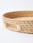 Amy Piper Rattan Tray, 38cm, Natural product photo View 03 S