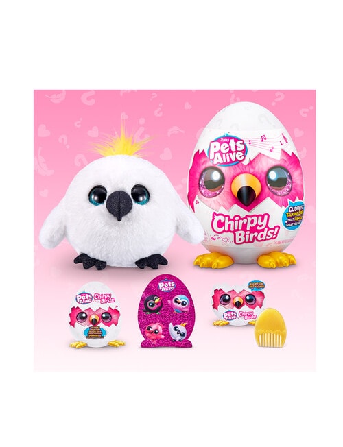 Pets Alive Chirpy Birds, Assorted product photo View 09 L