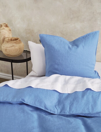Domani Toscana European Pillowcase Amalfi, Blue product photo
