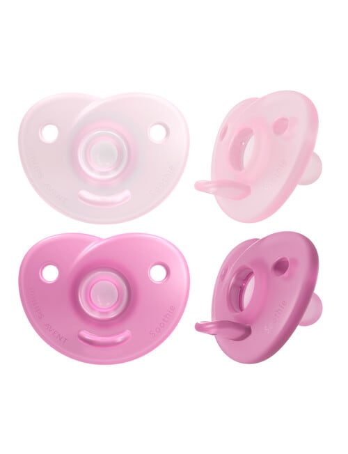 Avent Soothie, 2-Pack, Pink, 0-6m product photo