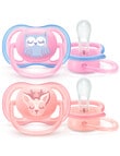 Avent Soother Ultra Air, Pink, 0-6m, 2-Pack product photo