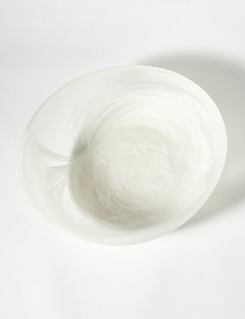 Amy Piper Aerial Serve Bowl, 30cm, White Resin product photo View 03 L