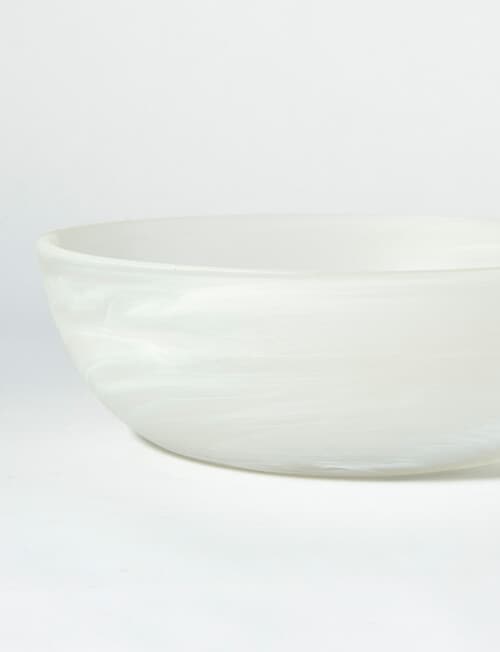 Amy Piper Aerial Serve Bowl, 30cm, White Resin product photo View 04 L