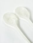 Amy Piper Aerial Salad Servers, Set of 2, White Resin product photo View 03 S
