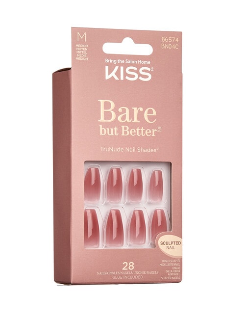 Kiss Nails Bare But Better Nails, Nude Nude Nail Care & Tools