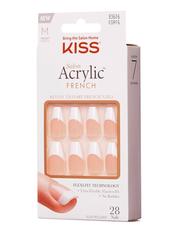 Kiss Nails Salon Acrylic French Nails, Je T'Aime product photo