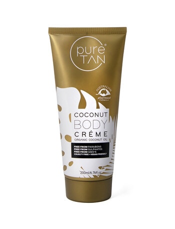 pureTAN Coconut Body Creme, 200ml product photo