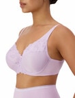 Triumph Embroidered Minimiser Bra, 2-Pack, Lilac & Blueberry product photo View 08 S