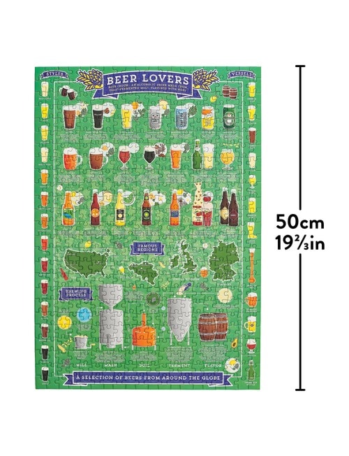 Ridley's Ridleys Beer Lover's 500-Piece Jigsaw Puzzle product photo View 03 L