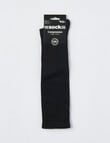 NZ Sock Co. Flight Socks, Black, 4-9 product photo View 03 S