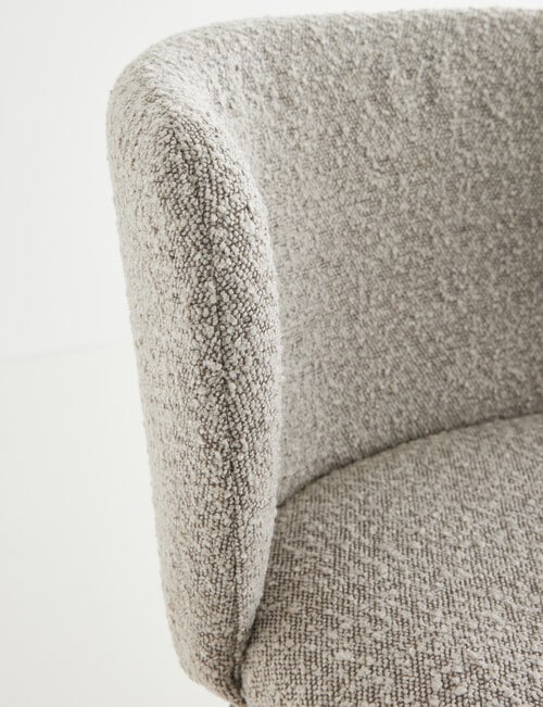 LUCA Avril Barstool, Boucle Grey product photo View 04 L