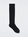 NZ Sock Co. Flight Socks, Black, 4-9 product photo