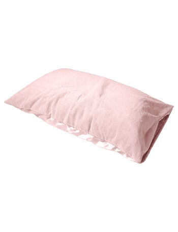 Simply Essential Quick Dry Satin Pillow Slip, Pink product photo