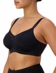 Triumph Lacy Minimiser Wirefree Bra, Black product photo View 03 S