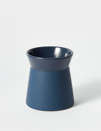 M&Co Architecture Vase, 13cm, Midnight product photo