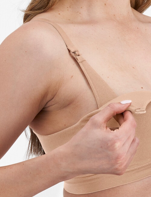Berlei Maternity Seamless Mat Bra, Nude product photo View 03 L