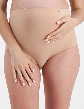 Berlei Maternity Seamless Over The Bump Brief, Nude product photo