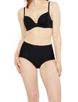 Nancy Ganz Revive Smooth Waisted Brief, Black, 8-18 product photo View 04 S