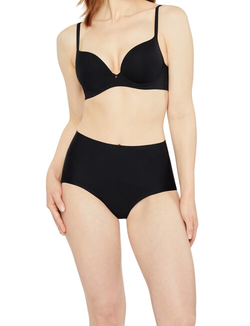 Nancy Ganz Revive Smooth Waisted Brief, Black, 8-18 product photo View 04 L
