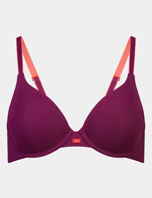 Me By Bendon Hold Me Contour Bra, Magenta & Neon product photo View 04 L