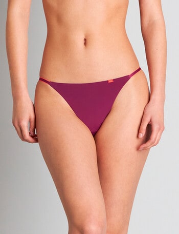 Me By Bendon Hold Me Thong, Magenta & Neon product photo