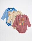 Teeny Weeny Bodysuit Pack, 3-Piece, Assorted product photo