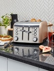 Russell Hobbs Brooklyn 4 Slice Toaster, Champagne, RHT94CHM product photo View 03 S