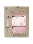Bubba Blue Bamboo 3 Pack Muslin Wraps, Origami Berry product photo View 03 S