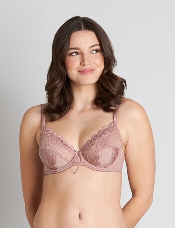 Bendon Yvette Underwire Bra, Mocha, B-DD product photo