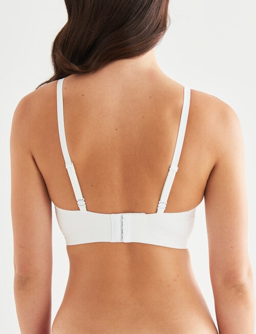 Bendon Comfit Soft Cup Plunge Bra, White product photo View 02 L