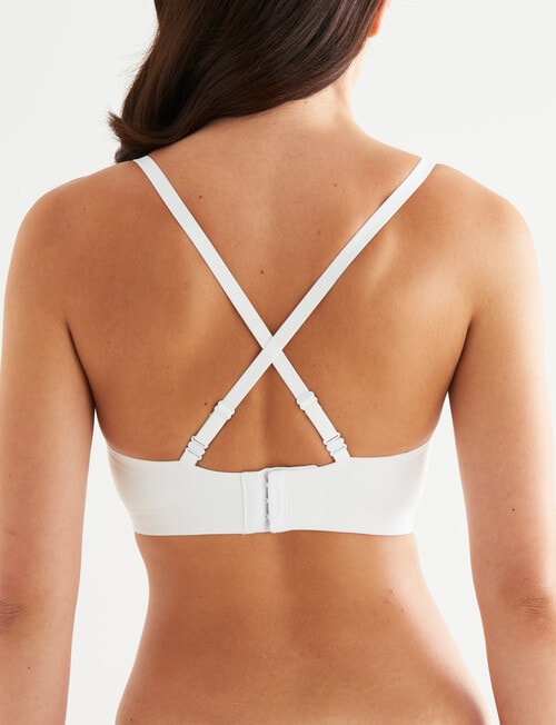 Bendon Comfit Soft Cup Plunge Bra, White product photo View 03 L