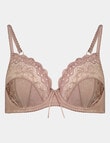 Bendon Yvette Underwire Bra, Mocha, B-DD product photo View 04 S