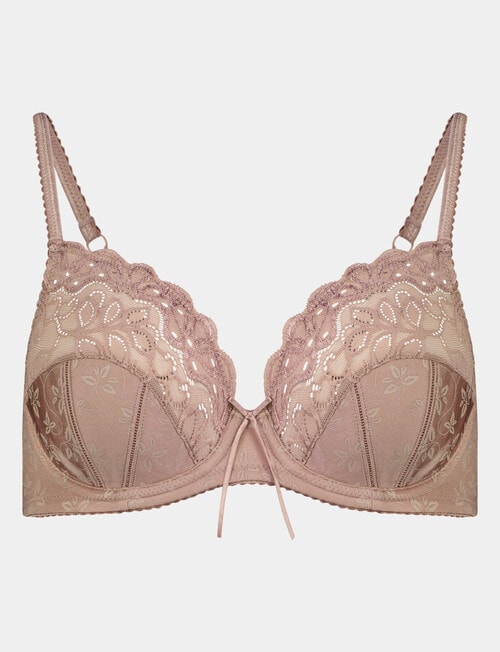 Bendon Yvette Underwire Bra, Mocha, B-DD product photo View 04 L