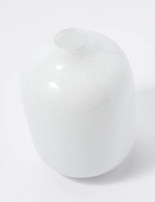 M&Co Vela Glass Vessel, 23cm, Cloud product photo View 02 L