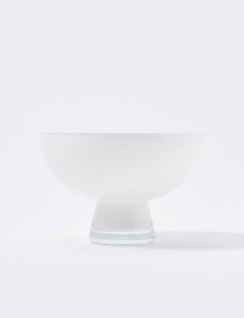 M&Co Vela Glass Bowl, Cloud product photo View 02 L