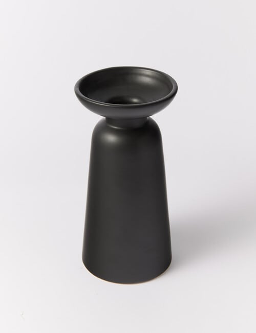 M&Co Bay Vase, 25cm, Ink product photo