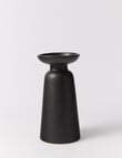 M&Co Bay Vase, 25cm, Ink product photo View 02 S