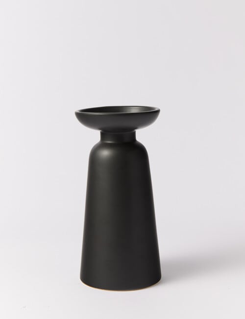 M&Co Bay Vase, 25cm, Ink product photo View 02 L