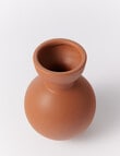 M&Co Bay Vase, 18cm, Rust product photo View 02 S