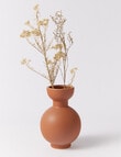 M&Co Bay Vase, 18cm, Rust product photo View 03 S