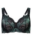 Fayreform Eloquence Underwire Bra, Black & Deep Lake, C-G product photo View 03 S