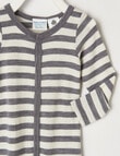 Milly & Milo Essentials Merino Sleepsuit, Grey product photo View 02 S