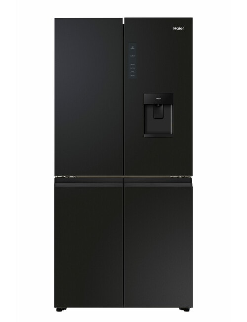 Haier 508L Quad Door Fridge Freezer, Black, HRF580YHC product photo
